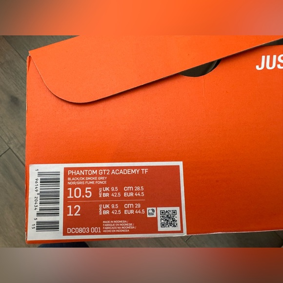 Nike Phantom GT2 Academy TF Turf Shadow Pack Soccer Shoes Mens 10.5 DC0803-001 - Picture 5 of 5